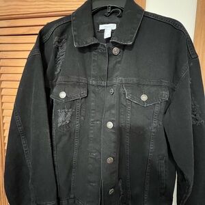 Forever 21 Black Denim Jacket